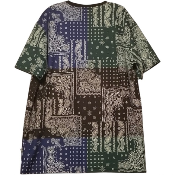 Encripted Hustle Shirt Skater Pull Over Short Sleeve Patchwork Big & Tall 3XL - Picture 9 of 9